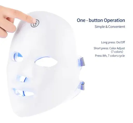 Photon Face Mask Therapy  and Skin Rejuvenation  7-Color LED